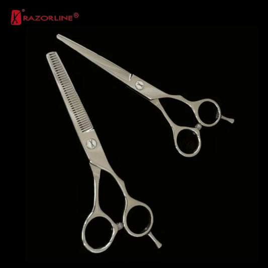 hiustenleikkaussakset RK062+RK062TC Ammattilainen razorline haircut scissors - MK Classic