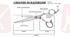 Hiustenleikkaus sakset ammattimainen CK101 parturi sakset - MK Classic