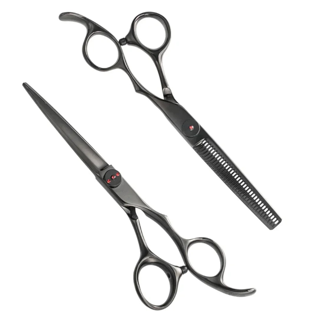 Ammattimainen setti hiustenleikkuu sakset 6 inch CK72B 440C professional hair cutting scissors - MK Classic