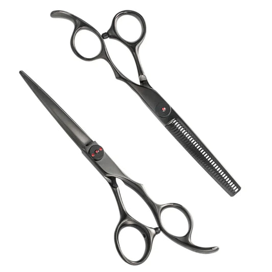 Ammattimainen setti hiustenleikkuu sakset 6 inch CK72B 440C professional hair cutting scissors - MK Classic