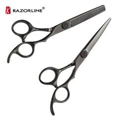 Ammattimainen setti hiustenleikkuu sakset 6 inch CK72B 440C professional hair cutting scissors - MK Classic