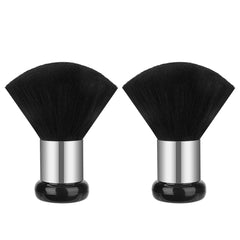 Musta kaulaharja puisella kahvalla neck brush for hair salon