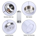 Acrylic barber jar with rust-resistant lid