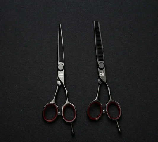 Hairdressing scissors MK-PRO black MK34 barber set