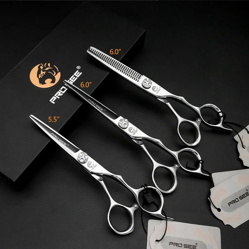 Prosee hiustenleikkaussakset setti ammattimaiset parturi-kampaajan sakset - MK Classic