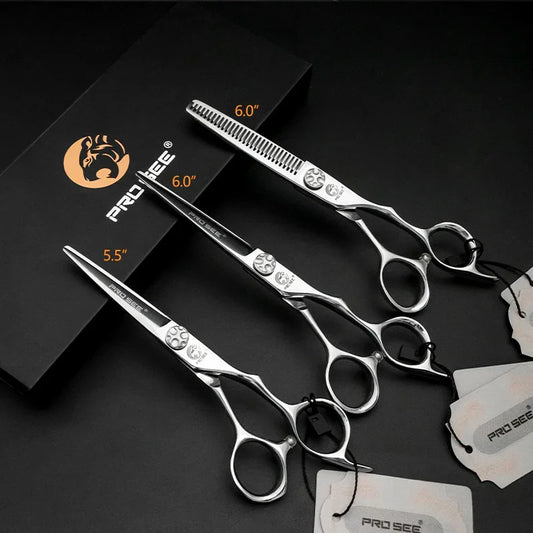 Prosee hiustenleikkaussakset setti ammattimaiset parturi-kampaajan sakset - MK Classic