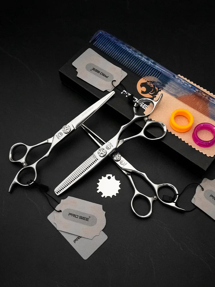 Prosee hiustenleikkaussakset setti ammattimaiset parturi-kampaajan sakset - MK Classic