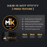 Hair Wax (Hair Clay) MK Matte Clay – The Professional's Choice for a Perfect Matte Finish