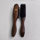 barber wood handle natural beard brush