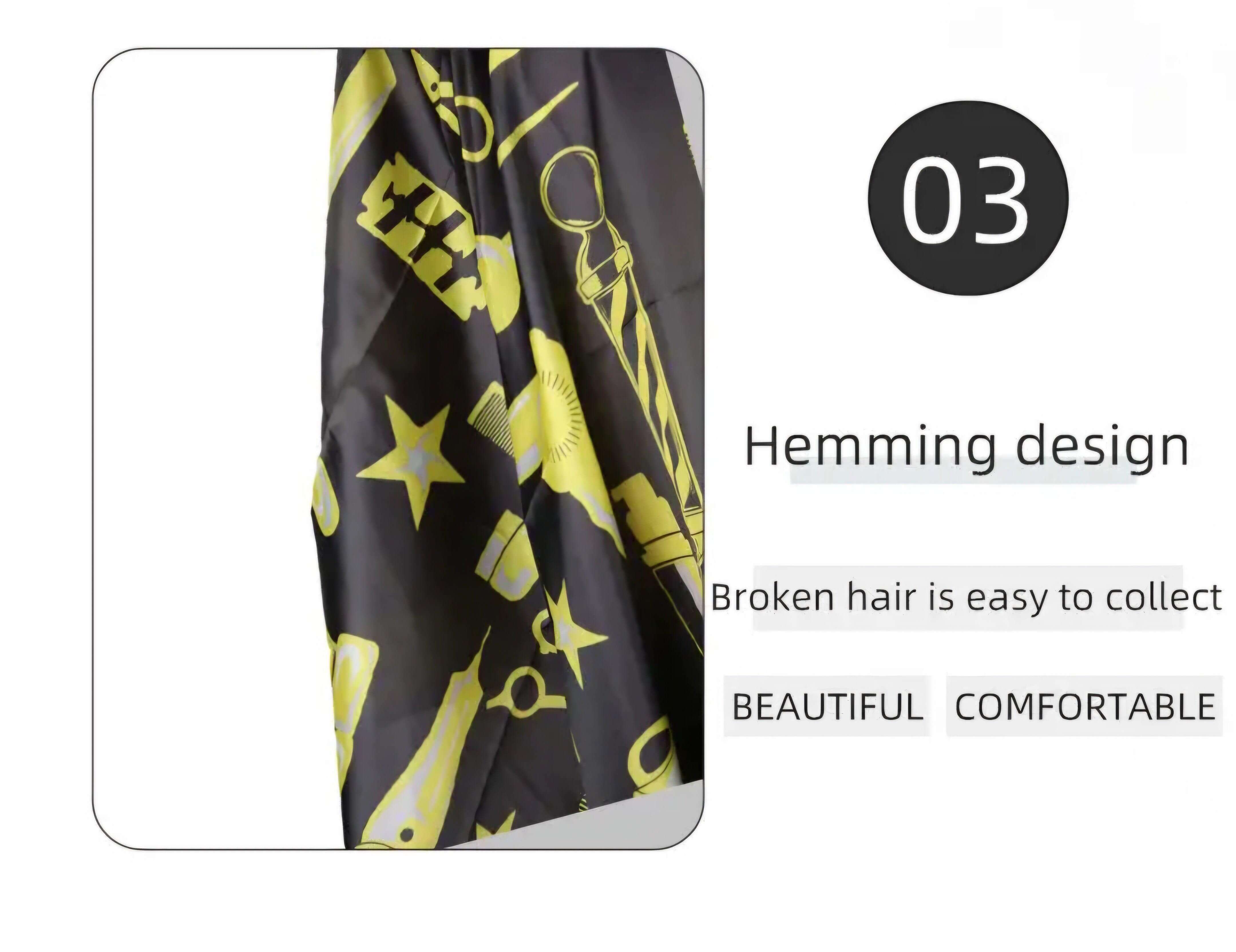 MK leikkauskappa kultainen parturi Tarvikkeet - MK Classic