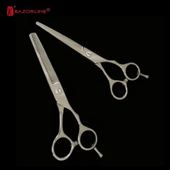 hiustenleikkaussakset RK062+RK062TC Ammattilainen razorline haircut scissors - MK Classic 