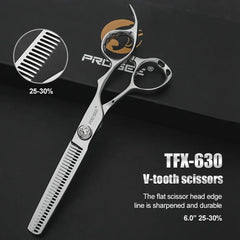 Prosee TFB-630 ohennussakset 6.inch ammattimaiset sakset - MK Classic 