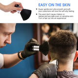 Black neck brush with wooden handle neck brush for hair salon