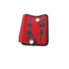 Kiepe hiustenleikkaussakset setti sininen 6 tuuma