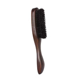 barber wood handle natural beard brush
