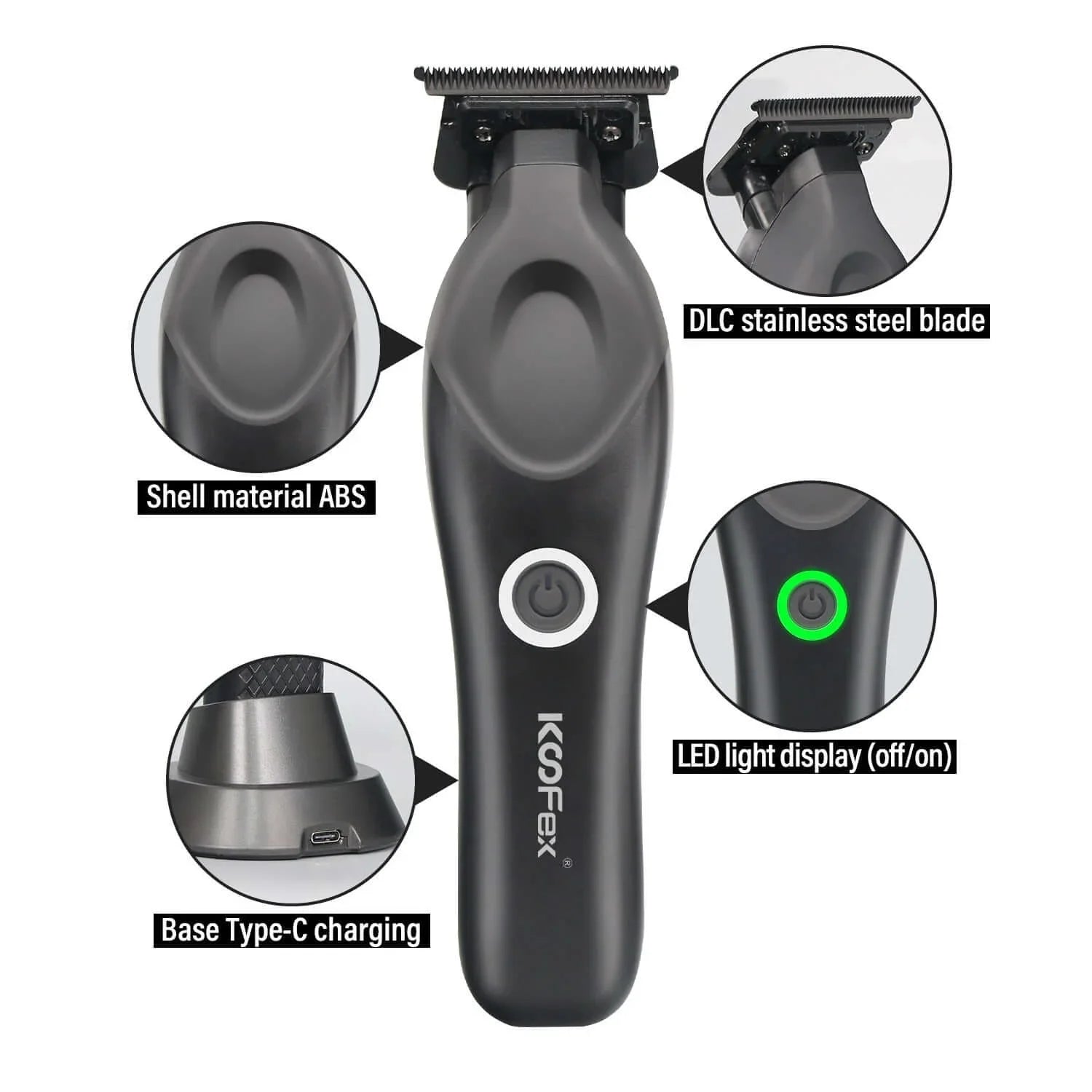 Koofex KF-6387 trimmeri Professional hair trimmer - MK Classic 